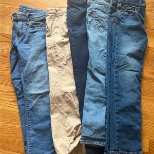 Boys Jeans and khakis Levi’s and Old Navy